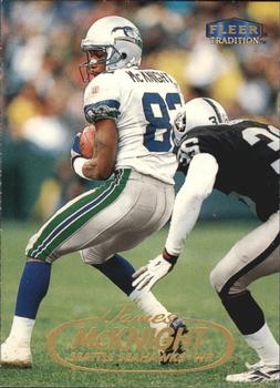 James McKnight Seattle Seahawks 1998 Fleer Tradition NFL #173